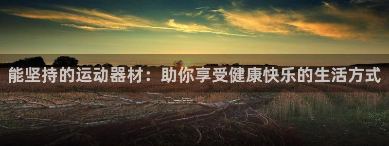 yy易游体育官方正版app代理：能坚持的运动器材：助你享受健